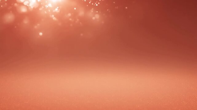 Abstract warm background with orange pink gradient and circular light spots