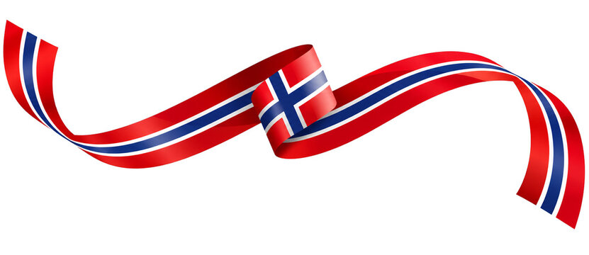vector illustration norway flag for decoration