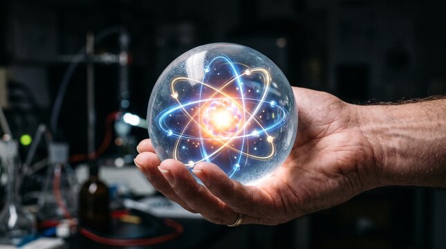 Human touch harnessing atomic light