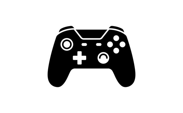 Video game controller icon vector illustration isolated on white background
