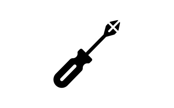 Screwdriver icon vector illustration isolated on white background symbol