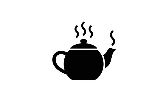 Teapot icon vector illustration isolated on white background symbol design