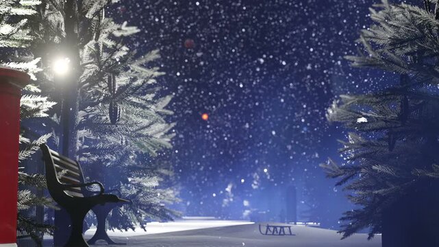 Snow Bench