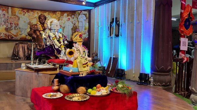 15 September 2026, Pune, Maharashtra, India, Kesari Wada Ganpati is the 5th most honorable Ganpati in Pune which was installed by freedom fighter Lokmanya Tilak himself in 1893 at his own house, Pune.