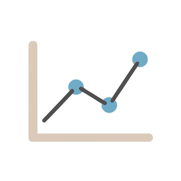 Line graph with data points