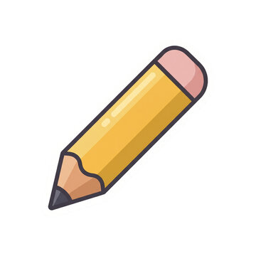 vector illustration of pencil