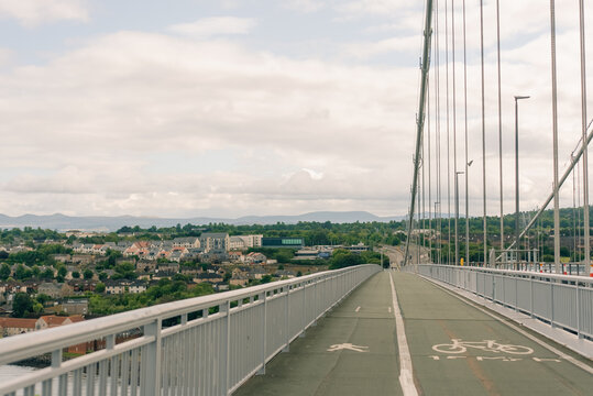 Forth Road Bridge suspension bridge spanning the Firth of Forth between Edinburgh and Fife, Scotland, UK - 4 September 2026.