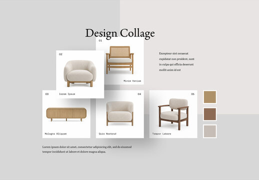 Minimal Design Collage