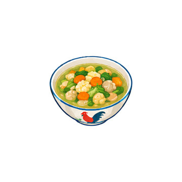 Indonesian Capcay Vegetable Soup