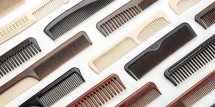 seamless pattern of combs