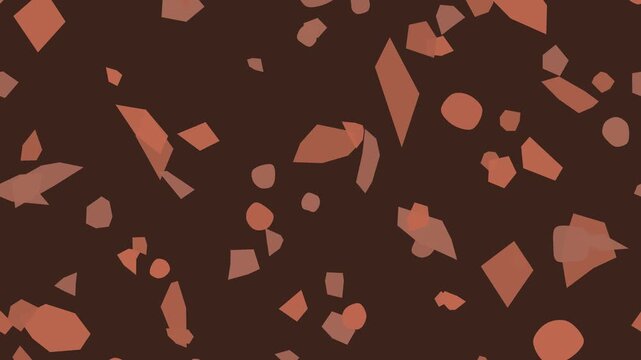 Bucle sin costuras de fondo en movimiento de terrazo rojo