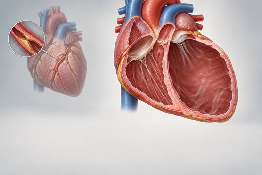 Dilated Cardiomyopathy Compared With Blocked Coronary Artery