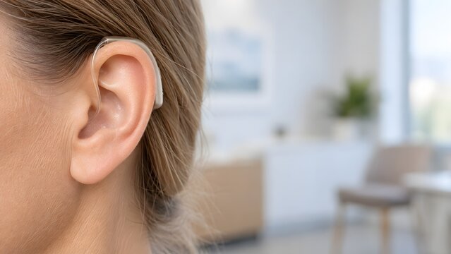 Micro Invisible Digital Hearing Aid Behind Ear