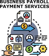 Fototapeta premium Business payroll services processing calculations and transactions for employees, managing financial operations, and ensuring accurate salary payments within an organization