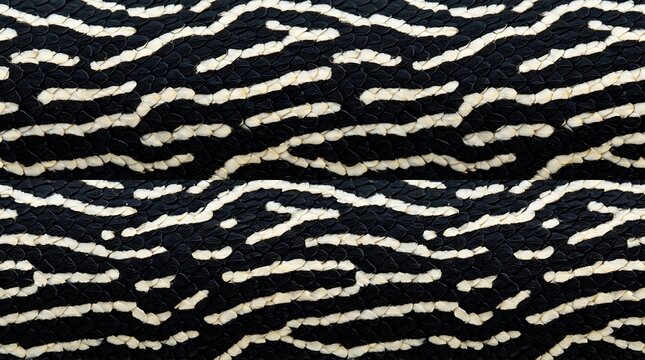 Seamless pattern Zebra Pleco fish scales and skin texture deep matte black base