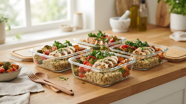 Meal Prep Pasta Salad Containers