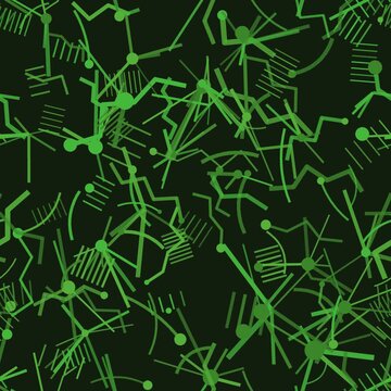Abstrakter Linien-Bewegungshintergrund gr&uuml;n mit vertikale Bewegung