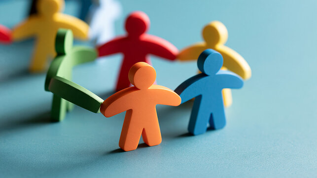 International day of friendship, celebrating unity and diversity, community and connection concept, with copy space