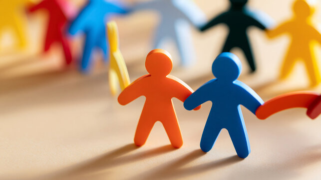 International day of friendship, celebrating unity and diversity, community and connection concept, with copy space