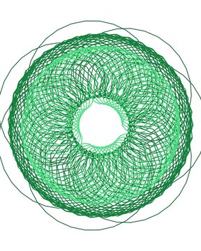 pattern guilloche square Abstract green spirograph pattern a mesmerizing and intricate circular design