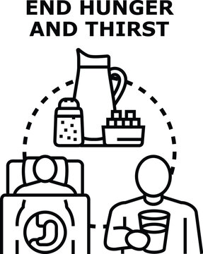 Basic human needs for sustenance and well being are vital, illustrating concepts of food and water security for healthy living and global relief