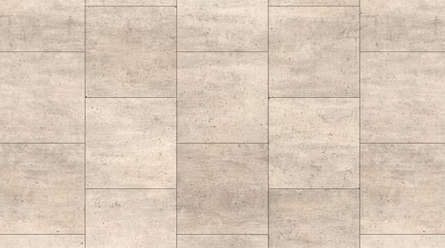 Large rectangular stone tiles with speckled light beige texture forming a seamless modular pattern for modern architectural exterior wall designs