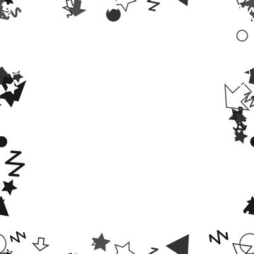 pattern confetti square Geometric shapes and symbols background