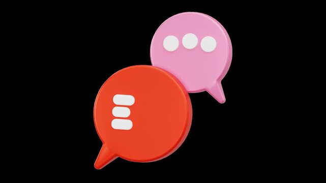Customer Support Chat Speech Bubble Discussion