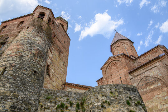 Gremi citadel and monastic complex with the Church of the Archangels in Kakheti, eastern region of Georgia