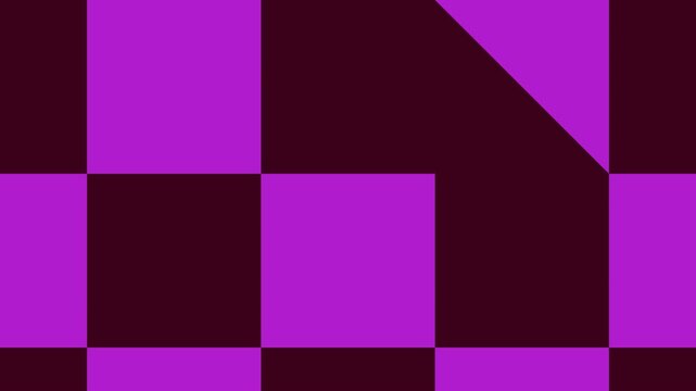 Seamless loop vibrant multicolor checkerboard motion background