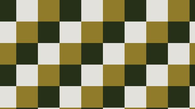 Seamless loop colorful checkerboard motion background