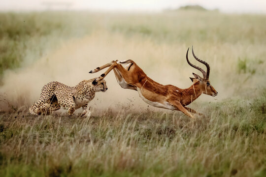 Guepardo cazando