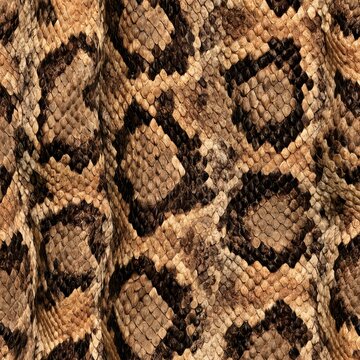 Seamless python snake skin texture pattern background