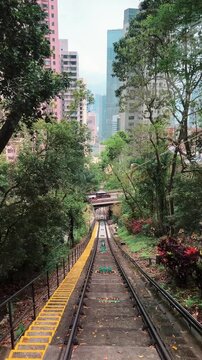 The Peak Tram is a funicular railway in Hong Kong, which carries both tourists and residents to the upper levels of Hong Kong Island