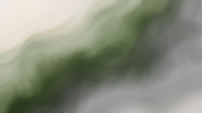 Abstract Green and Gray Watercolor Wash Texture Background