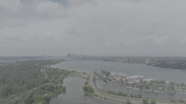 Raw untrimmed aerial drone take&mdash; take 4