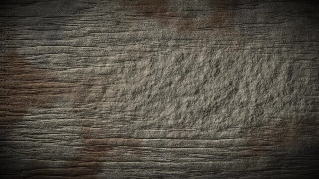 Grunge stone wall texture background with dark vignette border animation