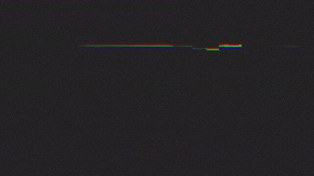 Retro vhs horizontal black and white scan lines static overlay with analog glitch, scanlines, and video noise texture 4k video