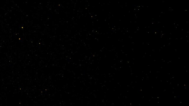 effets sp&eacute;ciaux d'&eacute;toiles jaune d&eacute;filant de la gauche vers la droite UHD