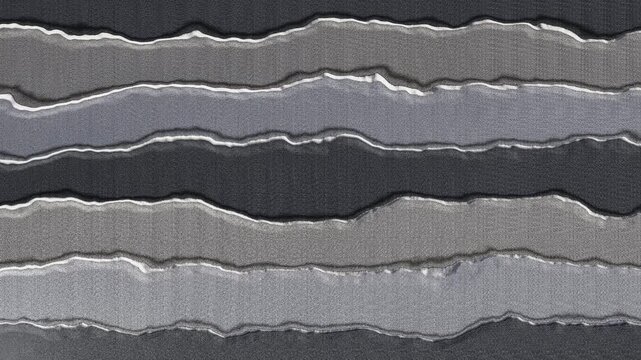 Abstract animated background with torn paper horizontal layers motion loop