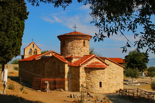 Saint Mary's Monastery on Zvernec Island, Vlora, Albania