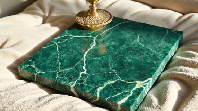 Wondrous Decorative Green Marble Texture