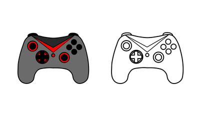 Game Controller Icon, Video Game Console and Gaming Symbol © KHAM
