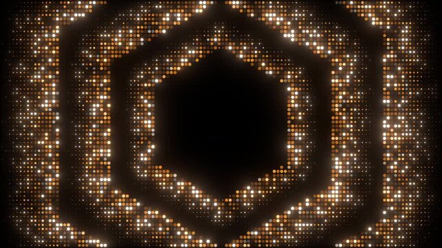 golden awards sparkle particle background overlay