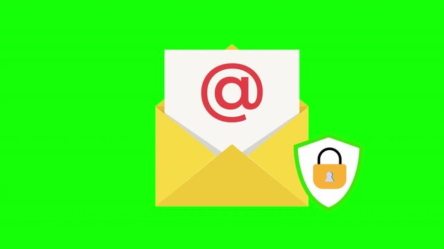Secure Email Communication Concept with Envelope, Privacy Shield and Digital Protection