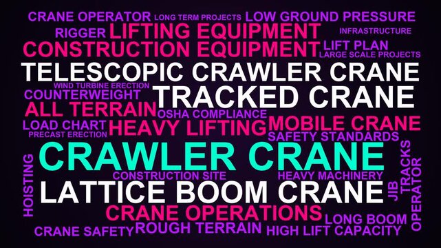 Crawler Crane Word Cloud