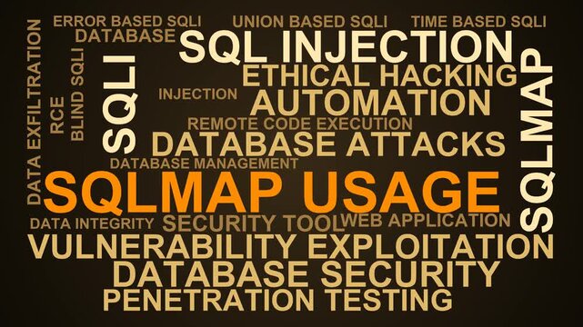 Sqlmap Usage Word Cloud