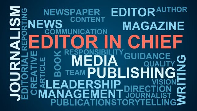 Editor In Chief Word Cloud