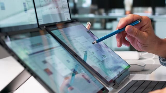 Lawyer Reviews Legal Case Deadlines On Laptop