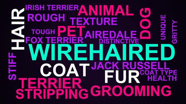 Wirehaired Word Cloud